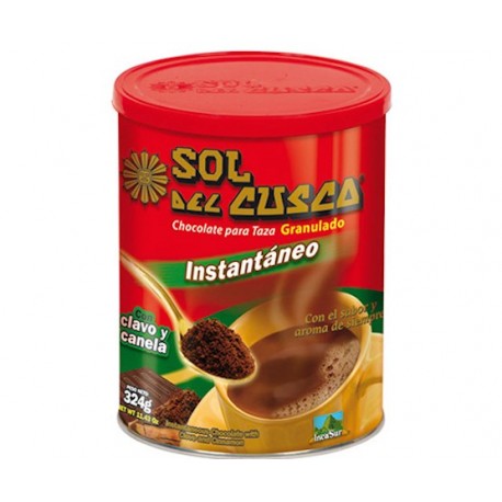 Chocolat chaud à la tasse à la Cannelle & au Clou de Girofle Instantané Sol del Cusco IncaSur / Pérou