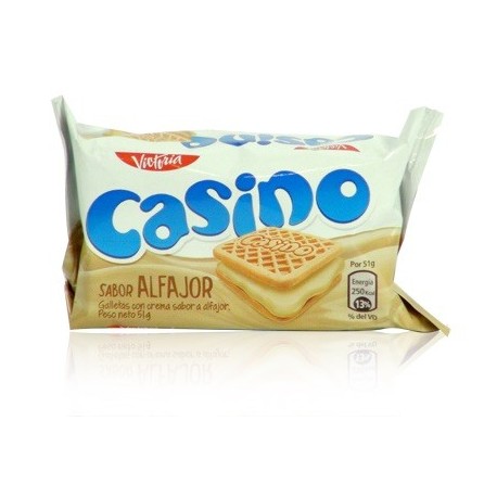 Casino saveur Alfajor - Biscuits péruviens fourrés Victoria / Pérou