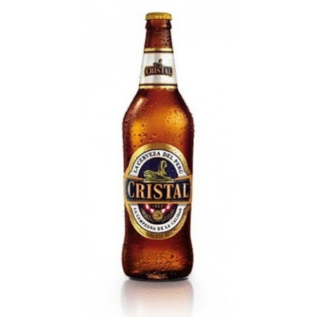 Cerveza Rubia peruana Cristal 5° / Perú