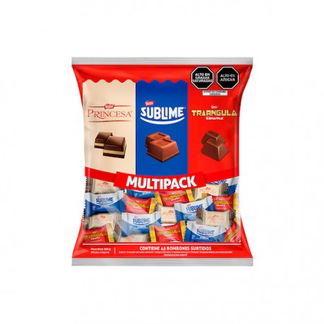 Multipack Sublime Triángulo Princesa assortis Nestlé 45x8g 360g - EL INTI - La Boutique péruvienne