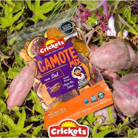 Camote Mix Chips de Patate douce Cricket's 150g