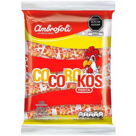 Cocorokos Bonbons à la Poire Ambrosoli 100x3,5g - Acheter - EL INTI - La  Boutique péruvienne