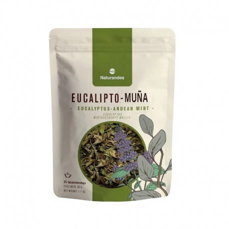 Eucalyptus & Muña en Feuilles séchées Naturandes 30g - EL INTI - La Boutique péruvienne