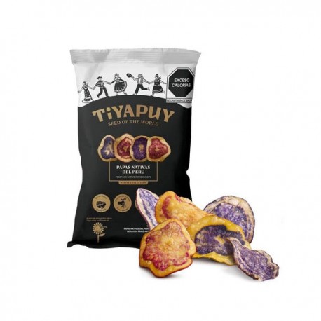 Chips de Pommes de terre Natives au Sel de Maras Tiyapuy 40g