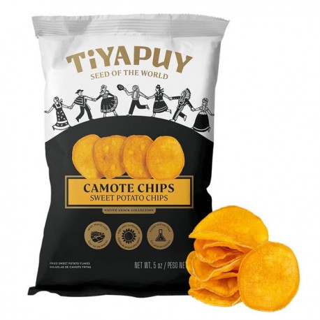 Chips de Patates douces au Sel de Maras Tiyapuy 40g - EL INTI - La Boutique péruvienne
