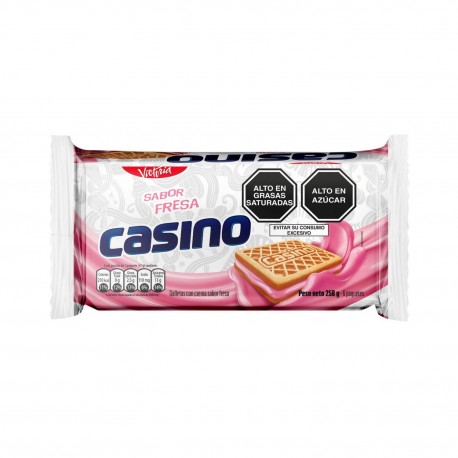 Biscuits Casino saveur Fraise Victoria 6x43g 258g