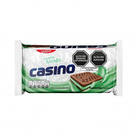 Biscuits Casino saveur Menthe Victoria 6x43g 258g