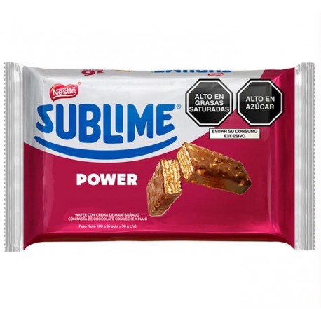 Sublime Power Nestlé Pack 6x25g