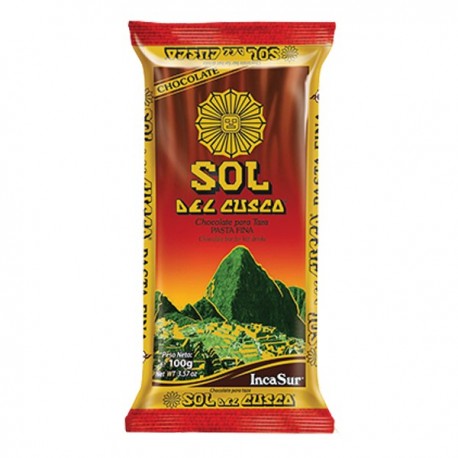 Pâte pure de Cacao Sol del Cusco sans Sucre IncaSur / Cacao du Pérou